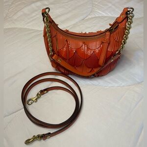 Coach Poppy Vintage Small Fringe Bag